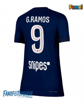 Paris Saint-Germain Goncalo Ramos #9 Tricou Fotbal Replică 2025-26 Femei Acasa